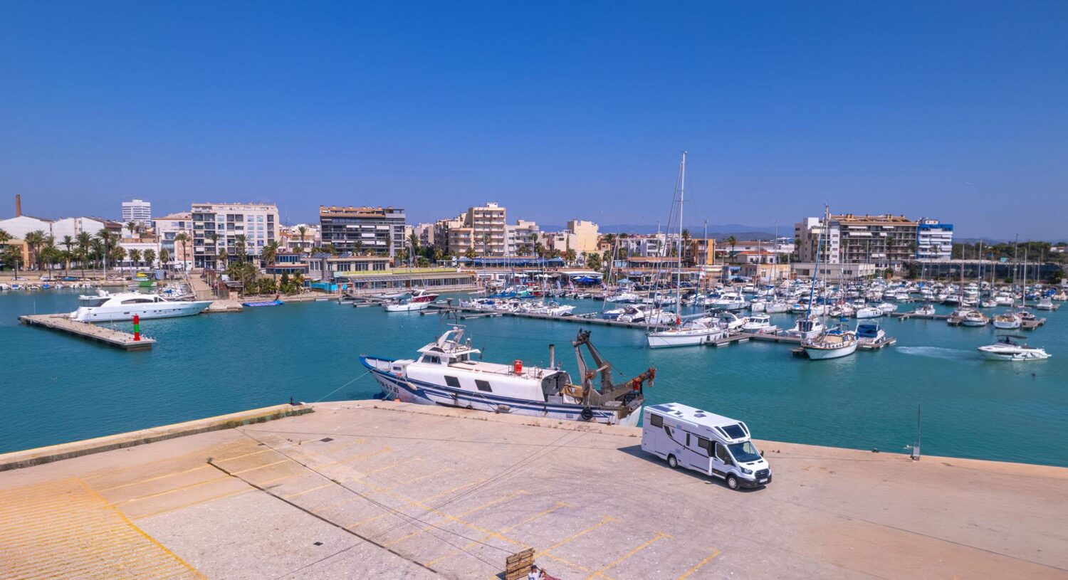 Vista Superior Autocaravana